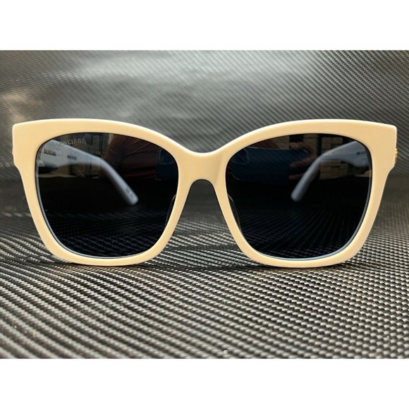 Balenciaga White Square Women\'s Sunglasses! main image 4